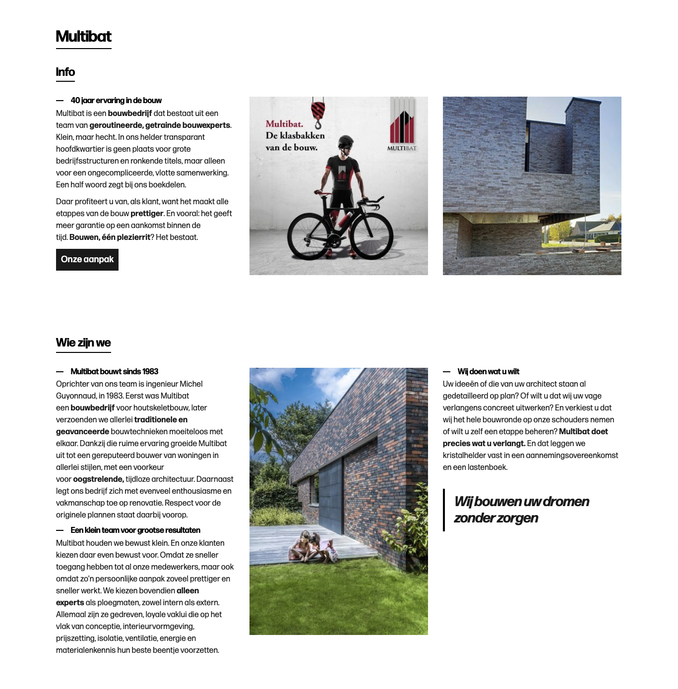 Drupal case webdesign voorbeeld