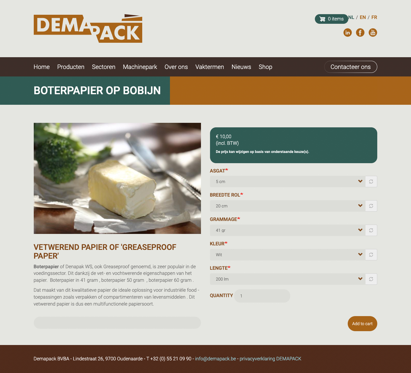 Drupal webshop: case DemaPack