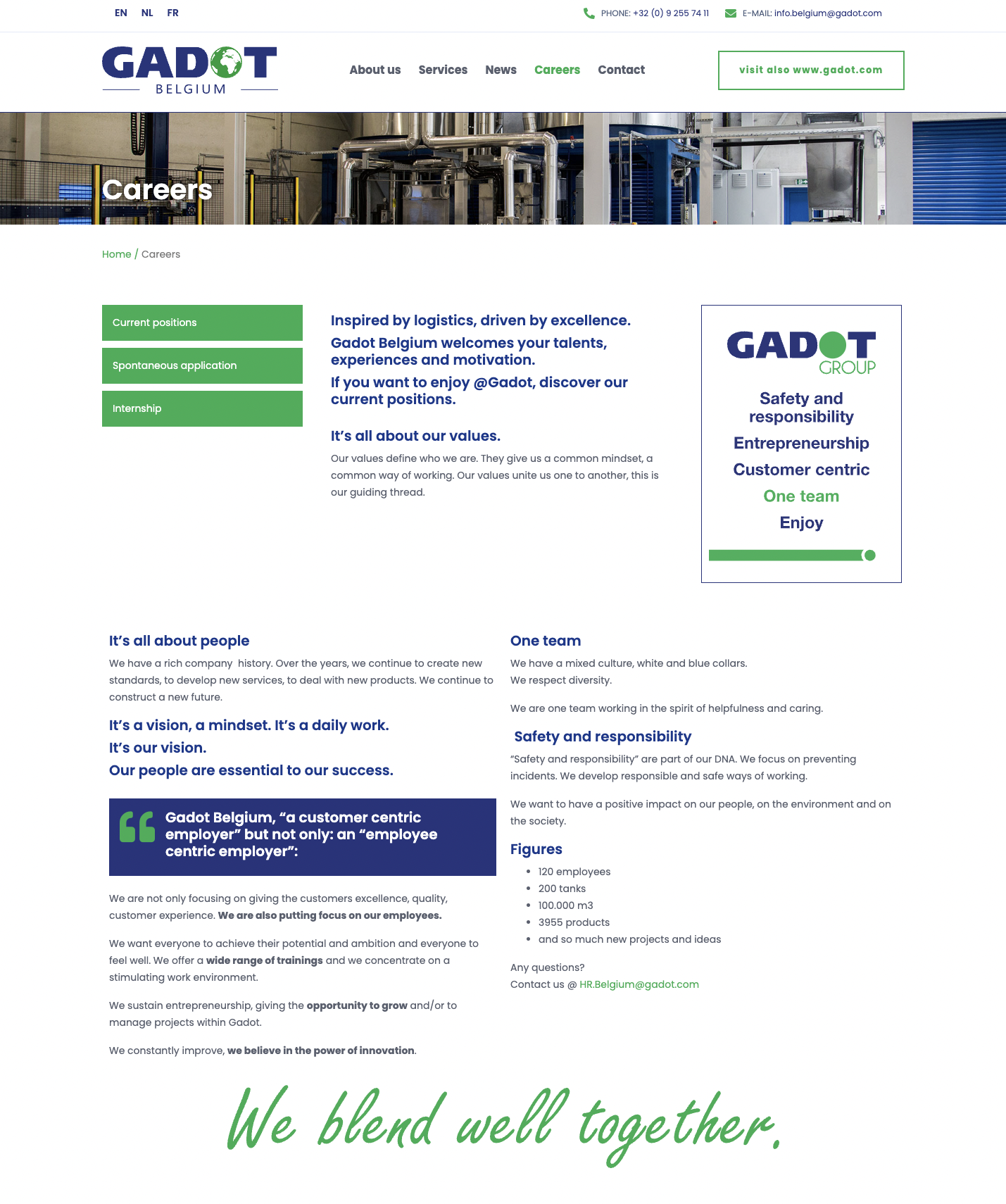 Webdesign Gent Industrie Voorbeeld